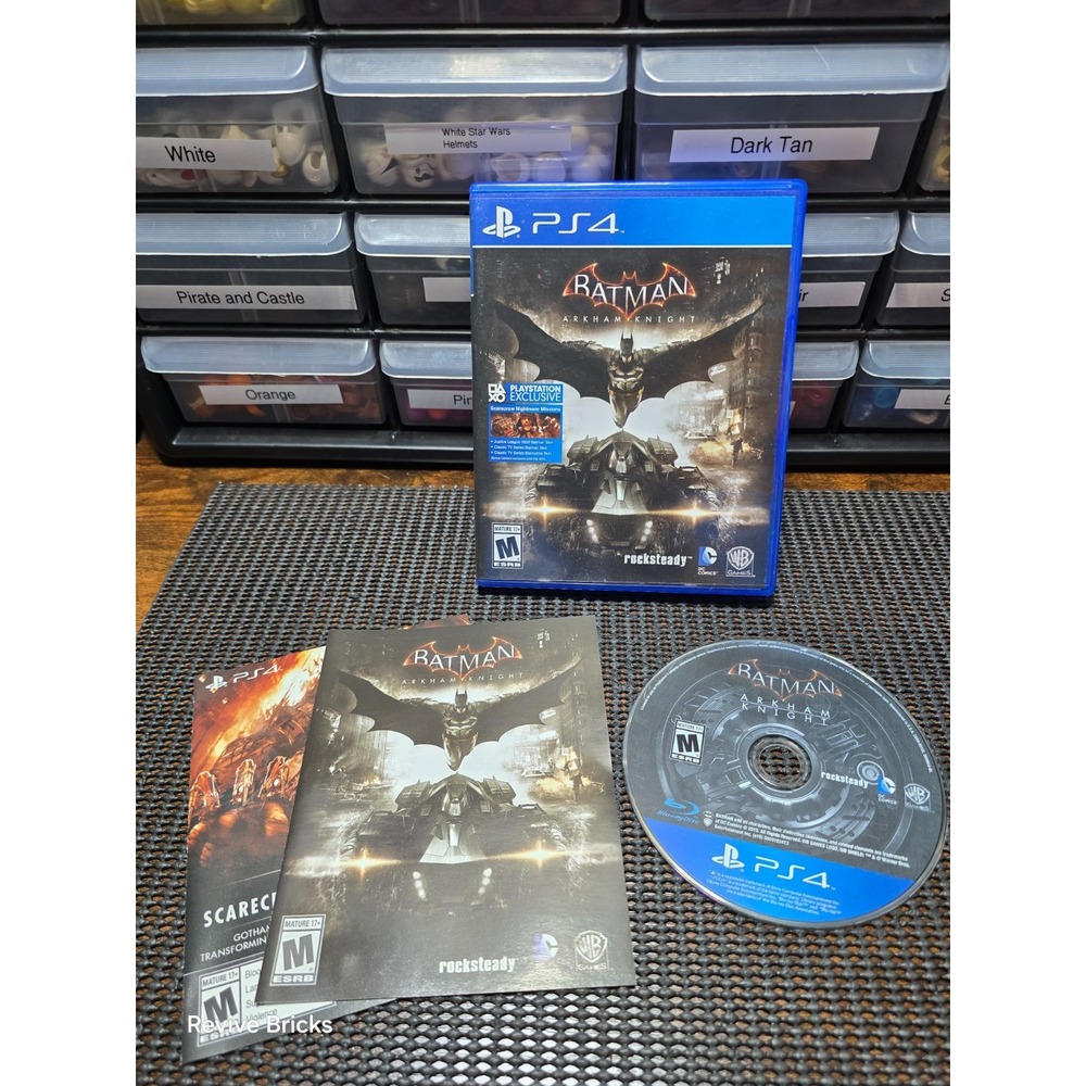 Batman: Arkham Knight (PlayStation 4, PS4, 2015) CIB Complete Tested Working